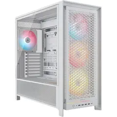 CORSAIR - Chassis PC FRAME 5000D RS V.T + 4 RS140 ARGB BLANCO con Formato ATX Amplio