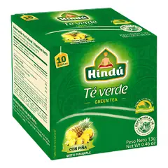 HINDU - Aromatica Infusion Te Verde Y Piña 10 Sobres