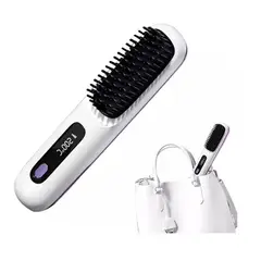 GENERICO - Cepillo Plancha Portatil de Cabello Recargable Usb