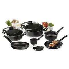 UNIVERSAL - Batería antiadherente económica de 11 piezas