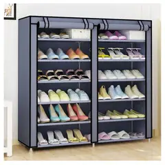 OTRAS MARCAS - Armario Zapatero Doble Multifuncional 6 Niveles