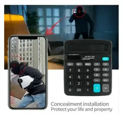 GENERICO - Calculadora Camara Espia Wifi 1080p con Audio y Vision Nocturna