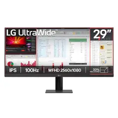LG - Monitor 29 Ultrawide WFHD IPS 100hz Negro 29U511A-BAWP