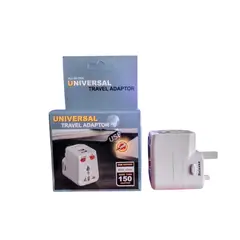 GENERICO - Adaptador Universal de Viaje +150 Países con 2 Puertos USB