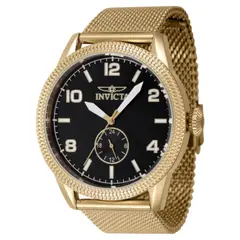 INVICTA - Reloj Vintage Hombre 44 mm Oro