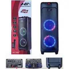 GENERICO - Torre De Sonido Bluetooth Parlante 9000W PMPO Control Y Microfono Cabina De Sonido Original NIA