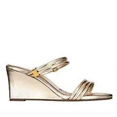 FRATTINI - Sandalia tacon Casual de Mujer F2511 Dorado