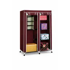 CHINA GLAZE - Ropero Portátil de Tela Ideal para Ordenar Ropa y Accesorios