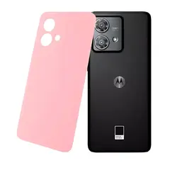 GENERICO - Estuche Funda Forro Silicone Case Rosa Para Motorola Edge 40 Neo