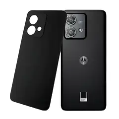 GENERICO - Estuche Funda Forro Silicone Case Negro Para Motorola Edge 40 Neo