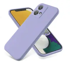 GENERICO - Estuche Funda Forro Silicone Case Lila Para Motorola Edge 40 Neo