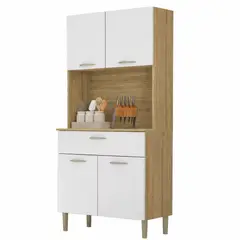GENERICO - Alacena de cocina en MDF 74,5 cm con 4 puertas y cajón