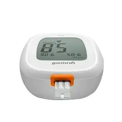 YUWELL - Glucómetro digital con Bluetooth 582 + 50 Tiras Reactivas Y330 + 50 Lancetas Soft Sense 28G