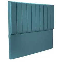 GENERICO - ESPALDAR LINEAL DE CAMA DOBLE 140 TURQUESA