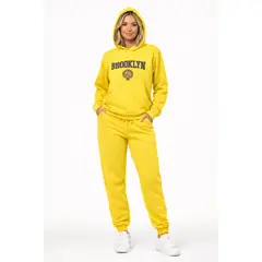 YOGA & GYM - Sudadera casual con capucha y estampado urbano talla SM unisex cómodo