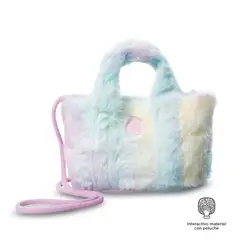 TOTTO - Bolso Cartera Fluffy Para Niña Rosado