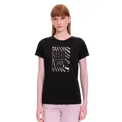 TOTTO - Camiseta Estampada Prime Negro Para Mujer