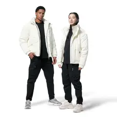 TOTTO - Chaqueta Acolchada Térmica Para Hombre Blanco Cross