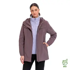 TOTTO - Chaqueta Acolchada 3 en 1 Rpet Osori en Cafe Mujer