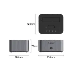 ORICO - Docking Station Usb 3.0 Asata 2.5/3.5/m2 Clonar It28e