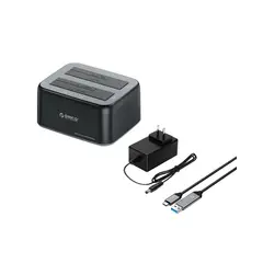 ORICO - Docking Station Doble Bahia 2.5 /3.5 Sata Hdd 6829c3