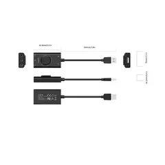 ORICO - Tarjeta De Sonido Usb Externa Sc2 Negra