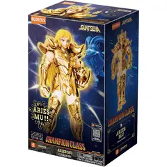 BLOKSOL - Aries Mu Figura Saint Seiya Model Kit Champion Class Blokees