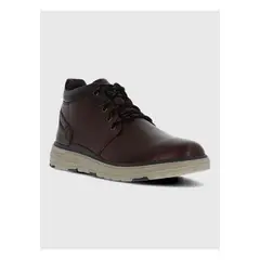 HUSH PUPPIES - Botin en Cuero para Hombre William Burgundy