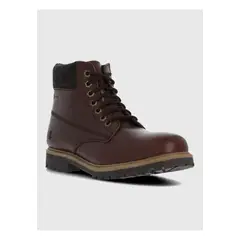 HUSH PUPPIES - Botín para Hombre Negam Burgundy