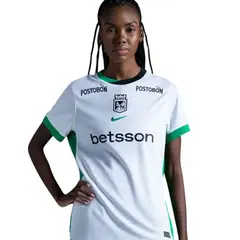 NIKE - Camiseta Atletico Nacional SS STAD AW 2026 Mujer-Blanco