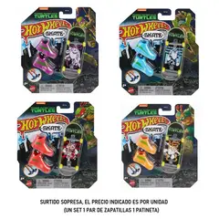 HOT WHEELS - Skate Tortugas Ninja Patineta Surtido Sorpresa