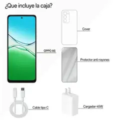 OPPO - CELULAR A5 5G 256GB 8+8 RAM BLANCO