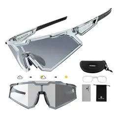 ROCKBROS - Gafas Fotocromáticas UV400 Espejo Ciclismo