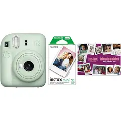 FUJIFILM - Cámara Instantánea Instax Mini 12 + 1 paquete x 10 películas de impresión instantánea Instax