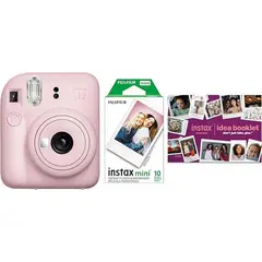 FUJIFILM - Cámara Instantánea Instax Mini 12 + 1 paquete x 10 películas de impresión instantánea Instax