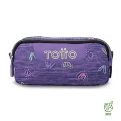 TOTTO - Cartuchera Multiuso Escolar Sobre Mujer Morado