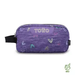 TOTTO - Cartuchera Multiuso Escolar Escuadra Mujer Morado