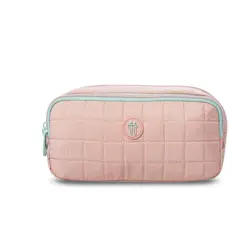 TOTTO - Cartuchera Multiuso Escolar Quilty Orange Niña Naranja