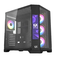 GENERICO - Gabinete Xyz Neutron Black 4fans A-rgb 120mm Controlador Dual Negro