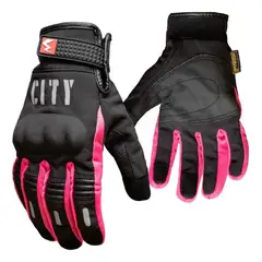 GENERICO - Guantes Para Moto City Dama Semi Impermeable Protección Talla M