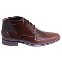 GENERICO - Botín Formal De Amarrar Para Hombre Cuero Riviera