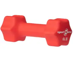 SPORT FITNESS - Mancuerna Sportfitness 6lbs Encauchetadas Gym