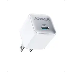 ANKER - Cargador De Pared 20W Blanco Carga Rápida Tipo C Compacto