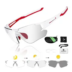 ROCKBROS - Gafas Fotosensibles Moto Ciclismo Ruta Mtb Running