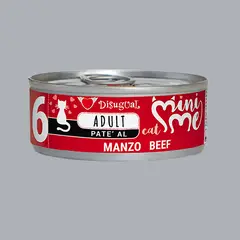GENERICO - Disugual Mini Me 6 Carne Alimento Húmedo Gatos 85gr