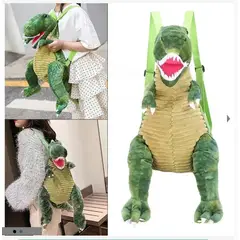 GENERICO - Maleta Mochila de Peluche Dinosaurio