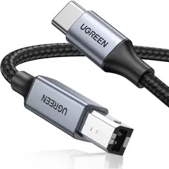 UGREEN - Cable De Impresora Usb C A Usb B 2.0 De 1 Metro