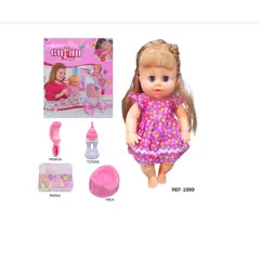GENERICO - Muñeca Bebé con Accesorios de Cuidado