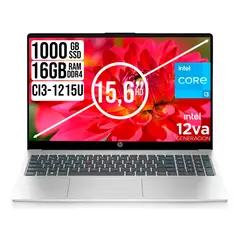 HP - PORTATIL INTEL CORE I3-1215U SSD 1TB RAM 16GB 15.6" HD
