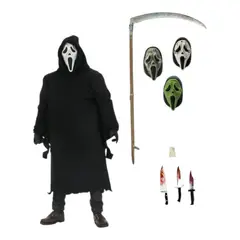 LA MU NECA - Ghost Face Figura de Accion Scream Horror Neca Ultimate 17cm